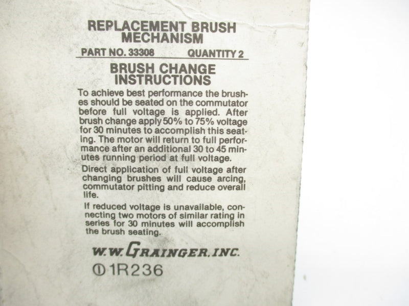 GRAINGER 33308 (PKG OF 2) NSMP