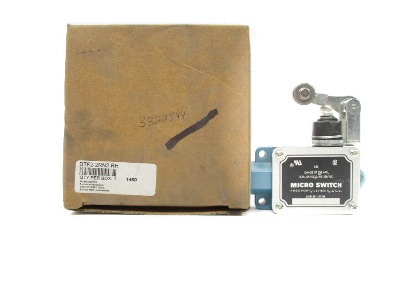 MICRO SWITCH DTF2-2RN2-RH 250VAC 10A NSMP