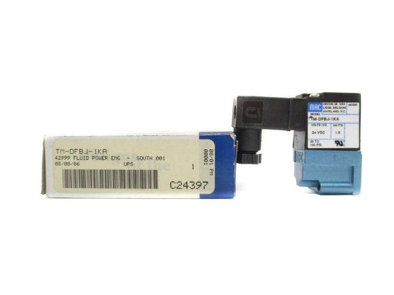 MAC TM-DFBJ-1KA 24VDC 25-150PSI NSMP