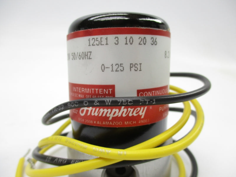 HUMPHREY 125E131020361205060 120V 0-125PSI NSMP