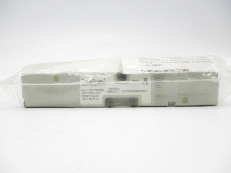 NUMATICS 091BB600M000061 120PSI -10-115'F NSMP