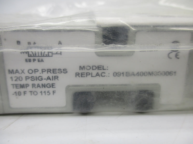NUMATICS 091BA400M000061 120PSI -10-115'F NSMP