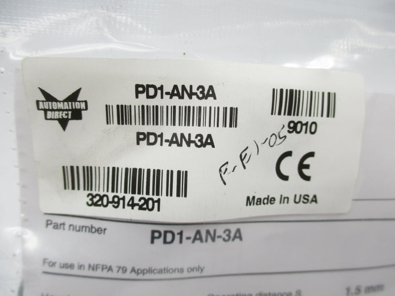 AUTOMATION DIRECT PD1-AN-3A 10-30VDC NSMP