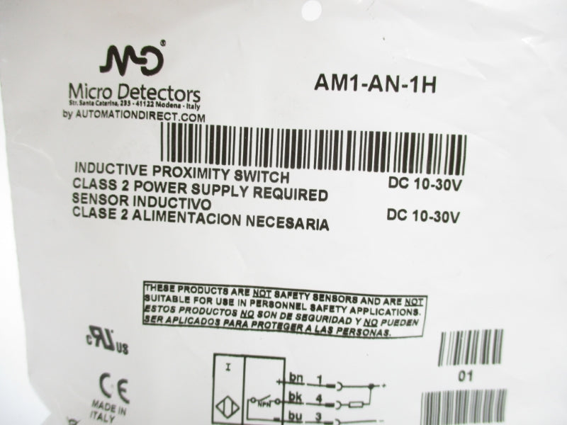 MICRO DETECTORS AM1-AN-1H 10-30VDC NSMP