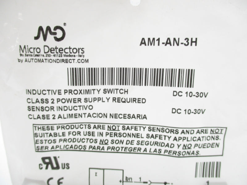MICRO DETECTORS AM1-AN-3H 10-30VDC NSMP
