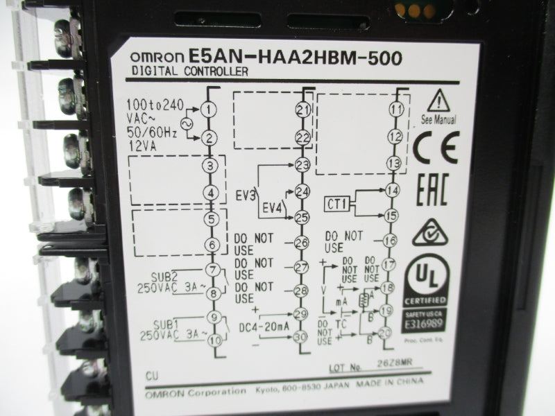 OMRON E5AN-HAA2HBM-500 100-240VAC NSMP