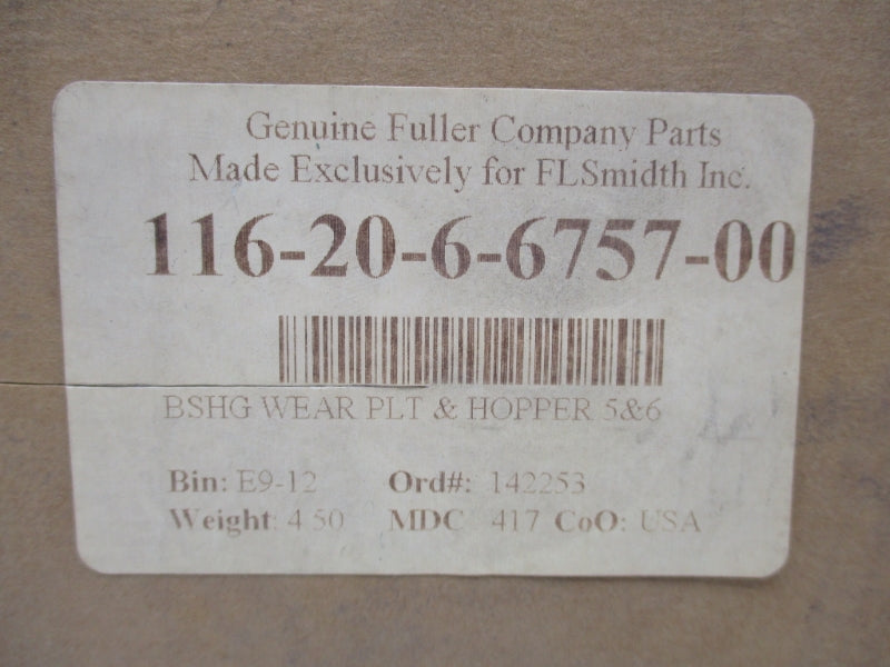 FULLER 116-20-6-6757-00 NSMP