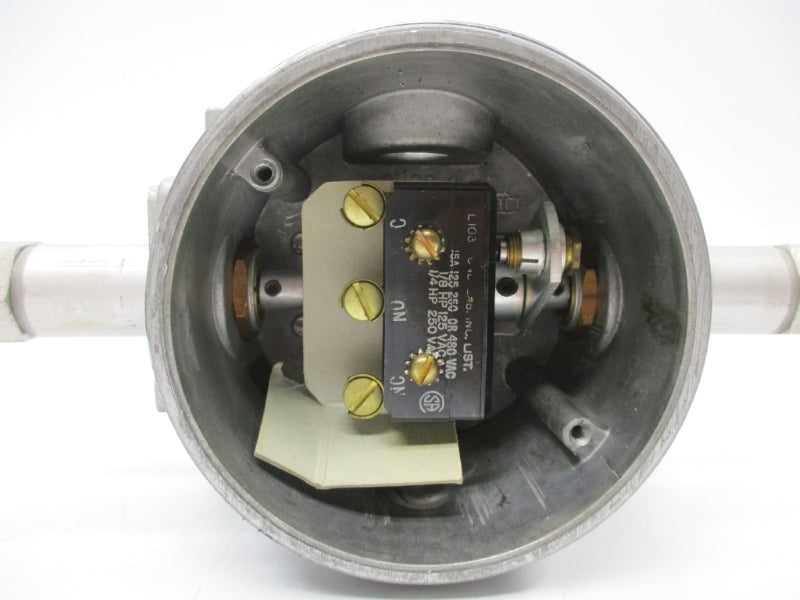 UNITED ELECTRIC J110K-357-9948 125/250VAC 15A 0-70PSI NSNP