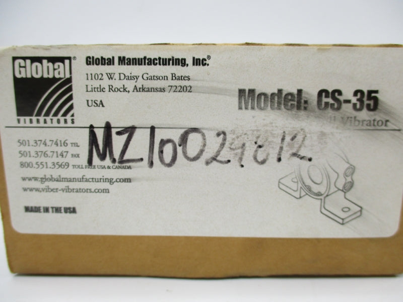 GLOBAL MANUFACTURING CS-35 NSMP