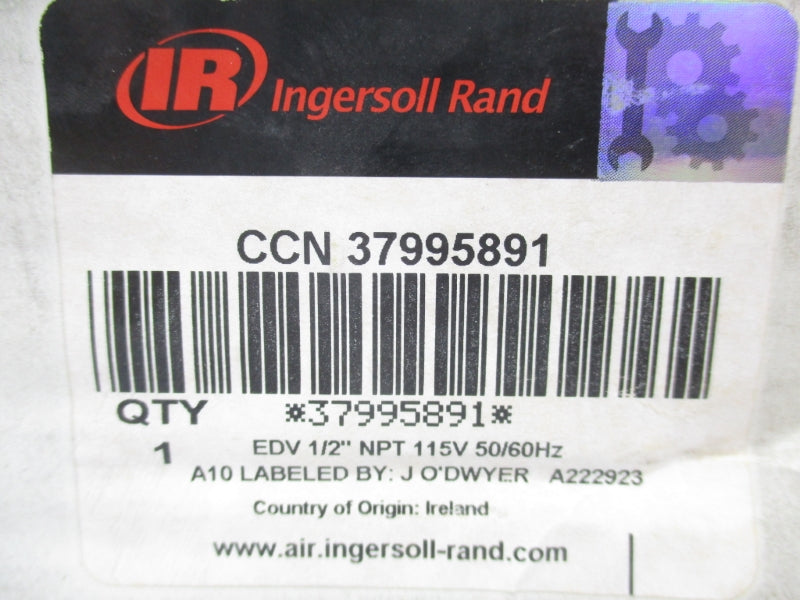 INGERSOLL RAND 37995891 100-120V 250PSI NSMP