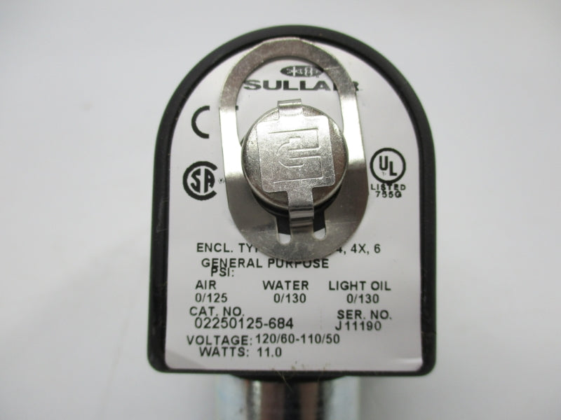 SULLAIR 02250125-684 110/120V 0/130PSI NSMP
