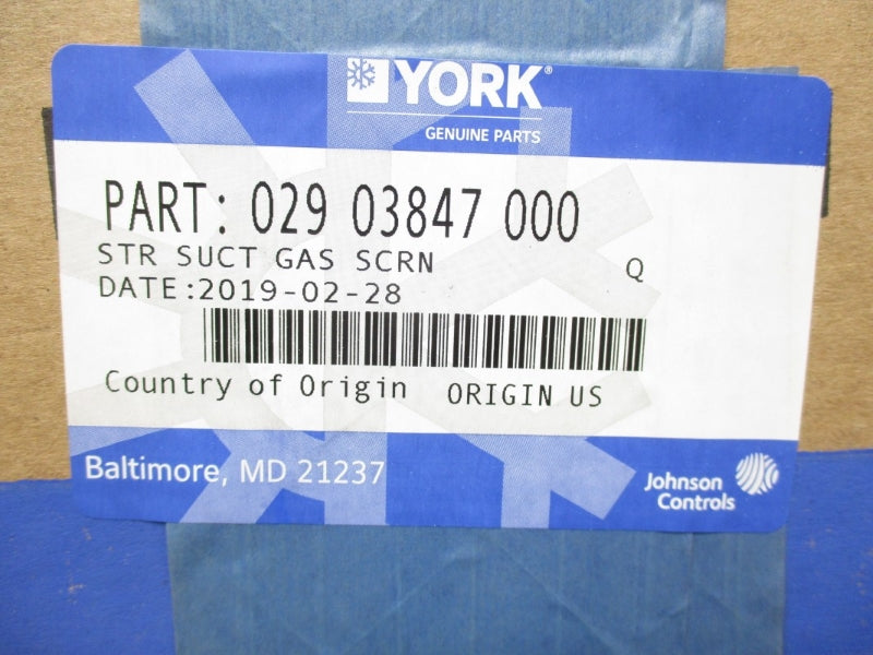 YORK 029-03847-000 NSFS