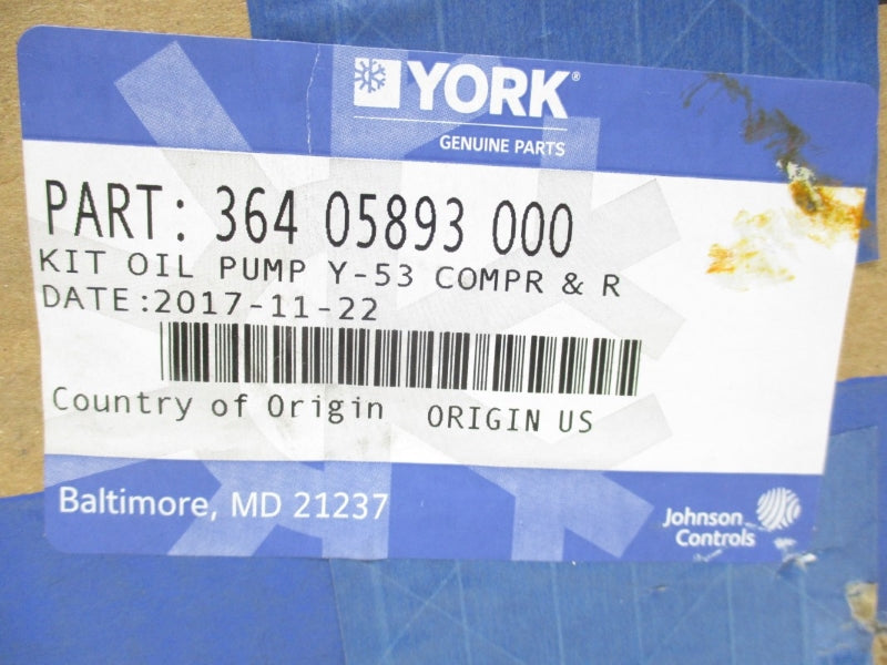 YORK 364-05893-000 NSFS