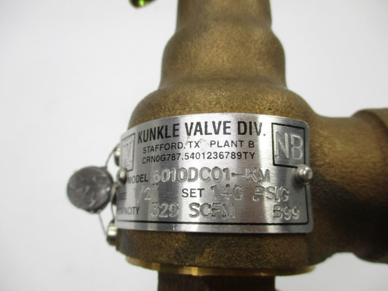 KUNKLE 6010DC01-KM 140PSI 1/2" NSNP