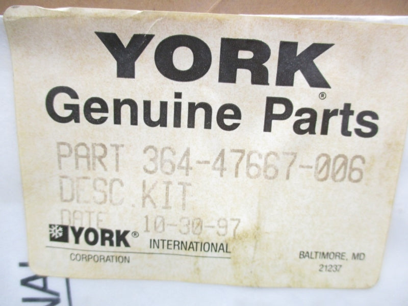 YORK 364-47667-006 NSMP