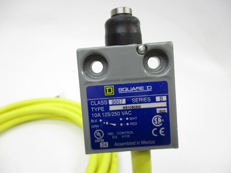 SQUARE D 9007MS10S0300 SER. B 125/250VAC 10A NSMP