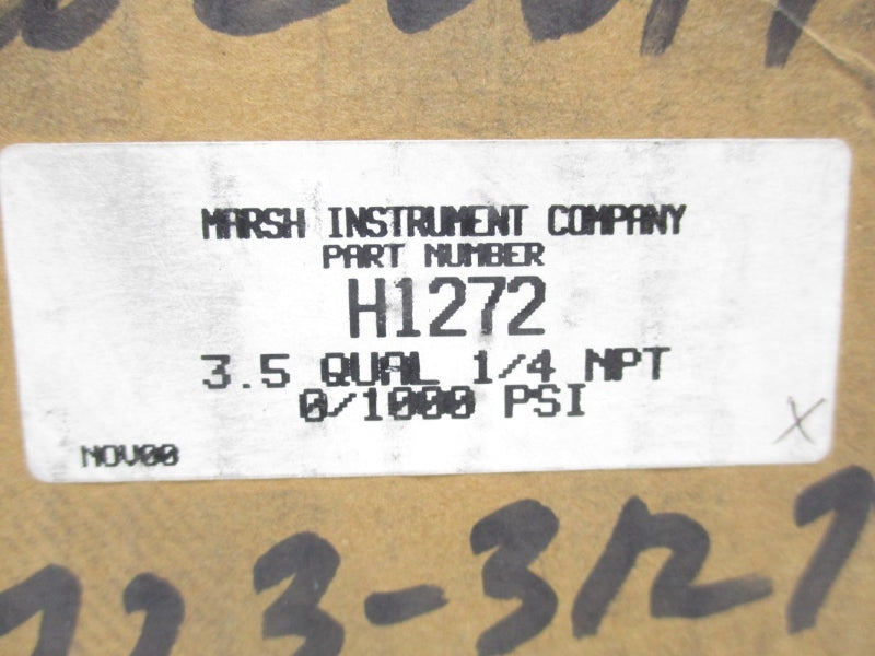 MARSH H1272 0-1000PSI NSMP