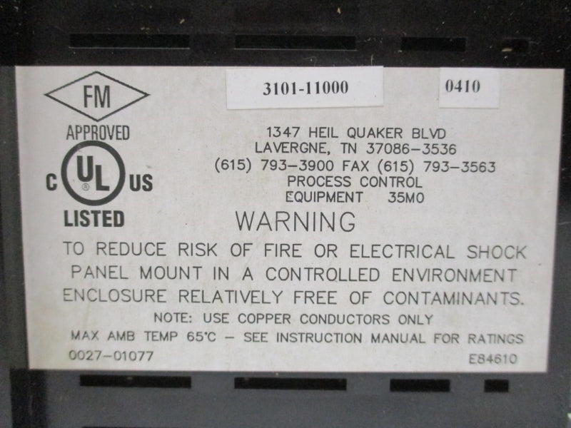 CHROMALOX 3101-11000 NSNP