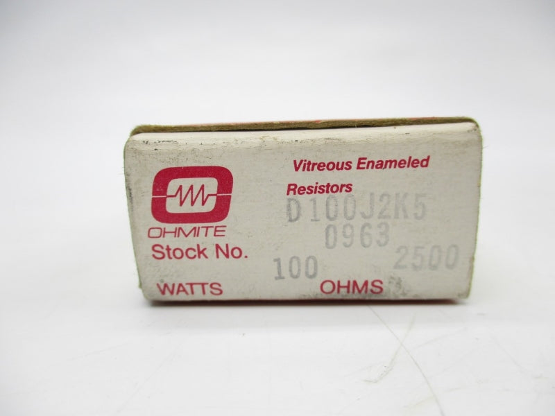 OHMITE D100J2K5 0963 NSMP