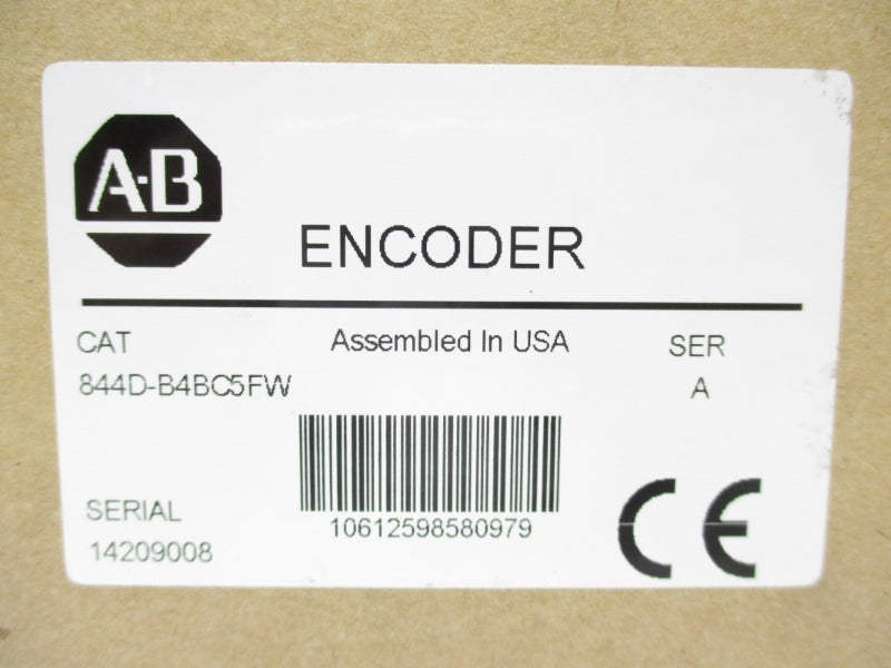 ALLEN BRADLEY 844D-B4BC5FW SER. A (BR/WH) NSMP