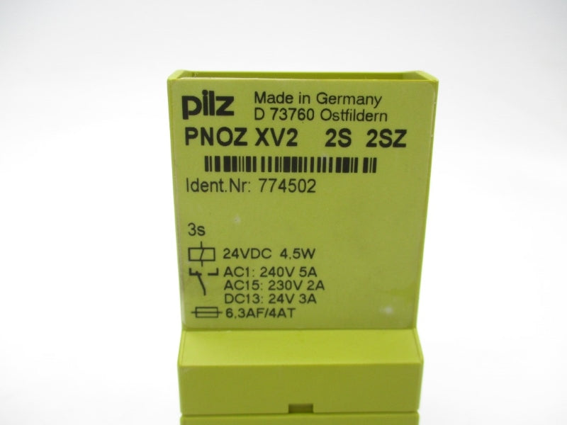 PILZ PNOZXV22S2SZ 774502 24VDC 3A 3S NSMP