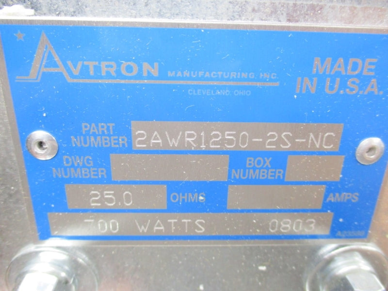 AVTRON 2AWR1250-2S-NC NSNP
