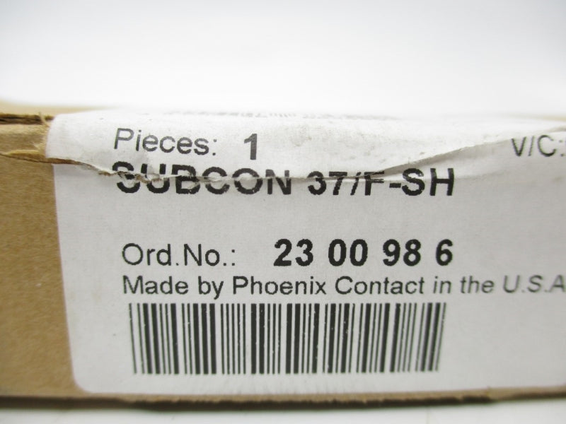 PHOENIX CONTACT SUBCON37/F-SH 2300986 NSMP