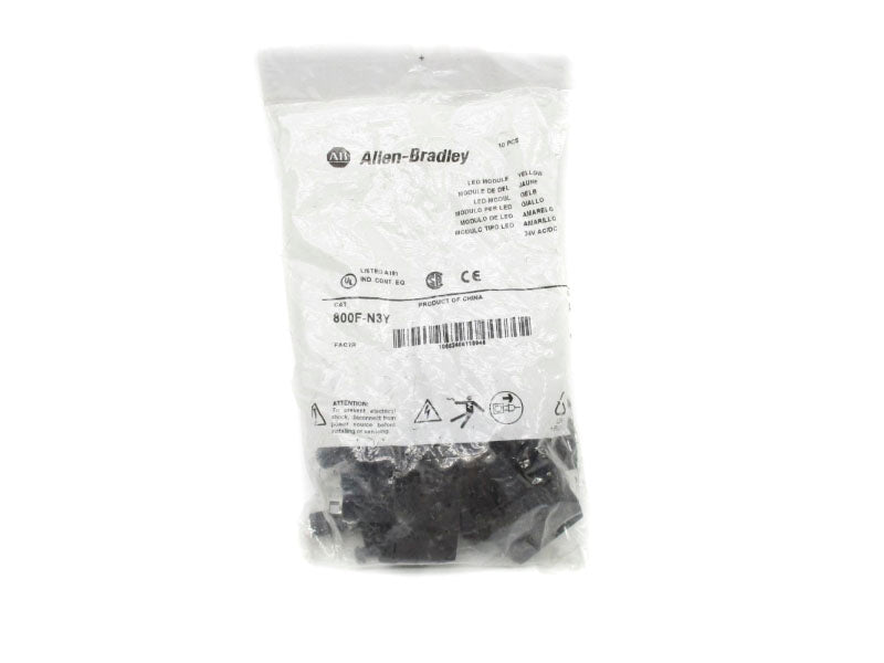ALLEN BRADLEY 800F-N3Y SER. A (PKG OF 10) NSMP