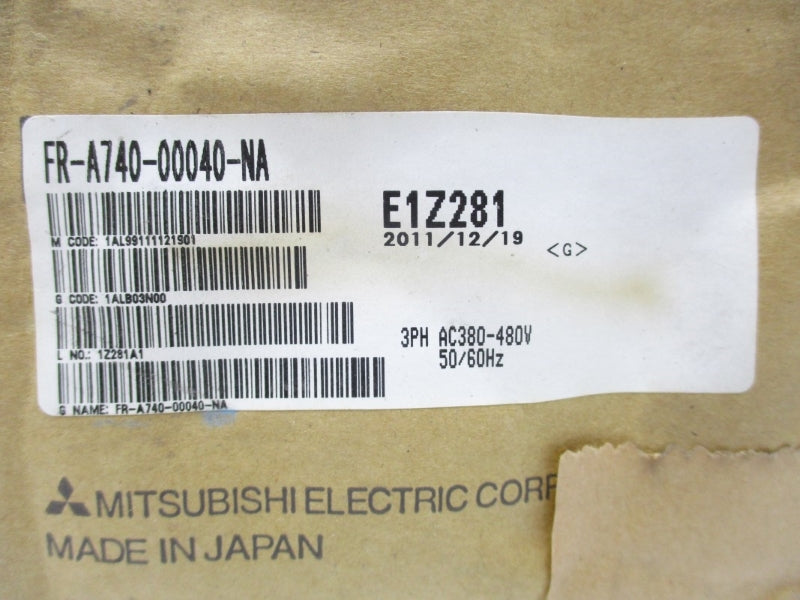 MITSUBISHI FR-A740-00040-NA 380-480VAC NSFS