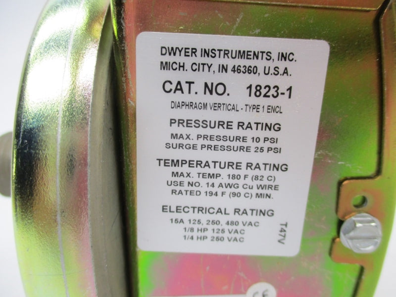 DWYER 1823-1 480VAC 15A 25PSI NSNP
