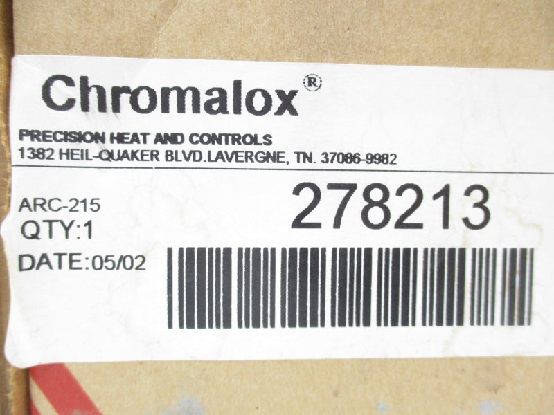 CHROMALOX ARC-215 278213 277VAC 30A 60-250'F NSMP