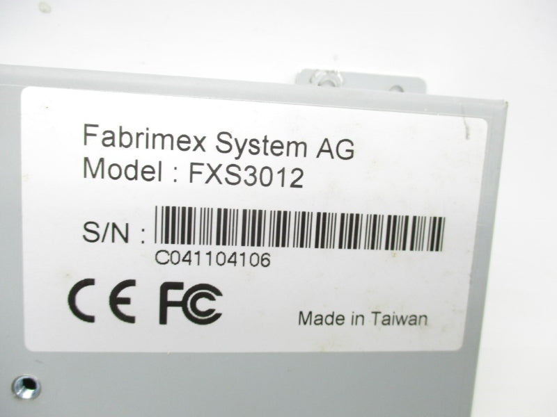 FABRIMEX SYSTEM FXS3012 24VDC 3A UNMP