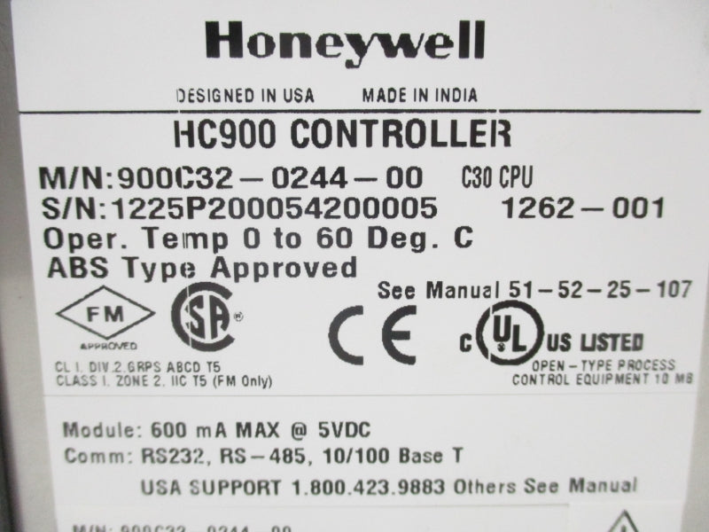 HONEYWELL 900C32-0244-00 0-60'C NSMP