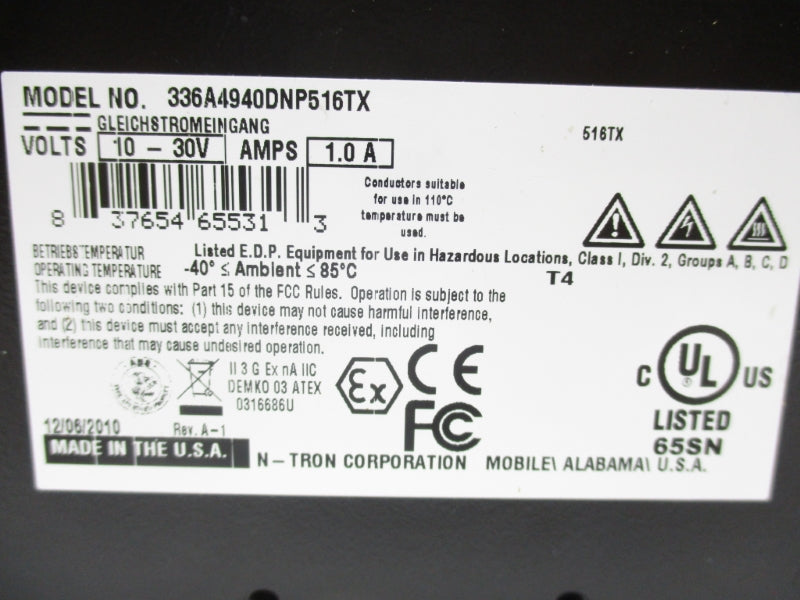 N TRON 336A4940DNP516TX 10-30V 1.0A NSNP