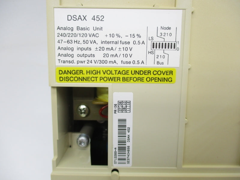 ABB DSAX452 240VAC 0.5A NSNP