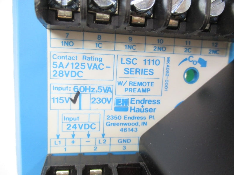 ENDRESS+HAUSER LSC1110 115V NSNP