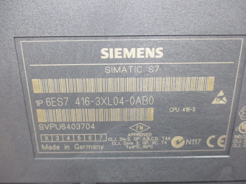 SIEMENS 6ES7416-3XL04-0AB0 NSMP