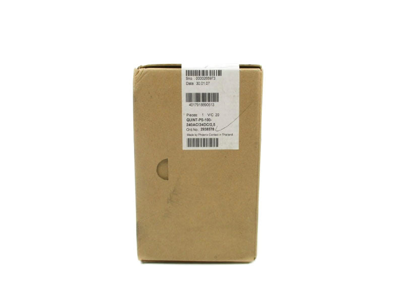 PHOENIX CONTACT QUINT-PS-100-240AC/24DC/2.5 2938578 NSFS