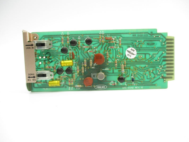 PANALARM 070-0042 REV. 10 70-A1 12VDC UNMP