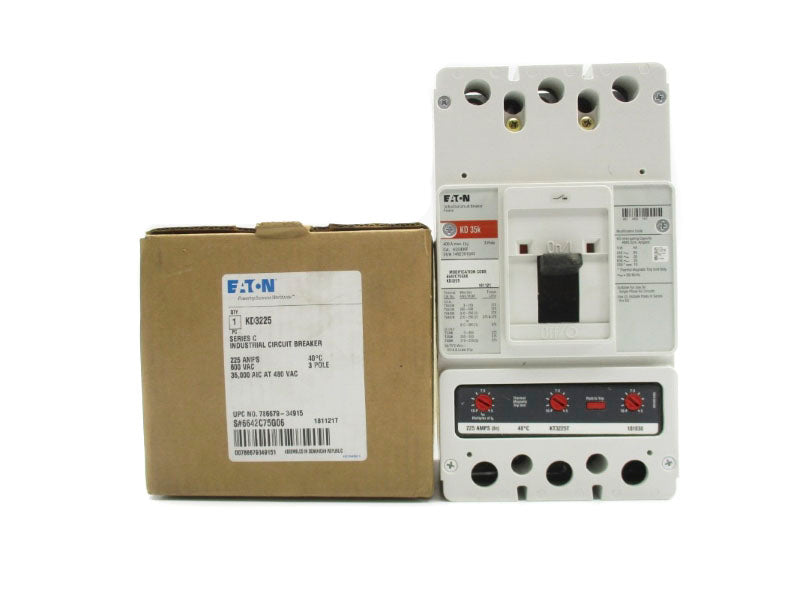EATON KD3225 SER. C 600VAC 225A NSMP
