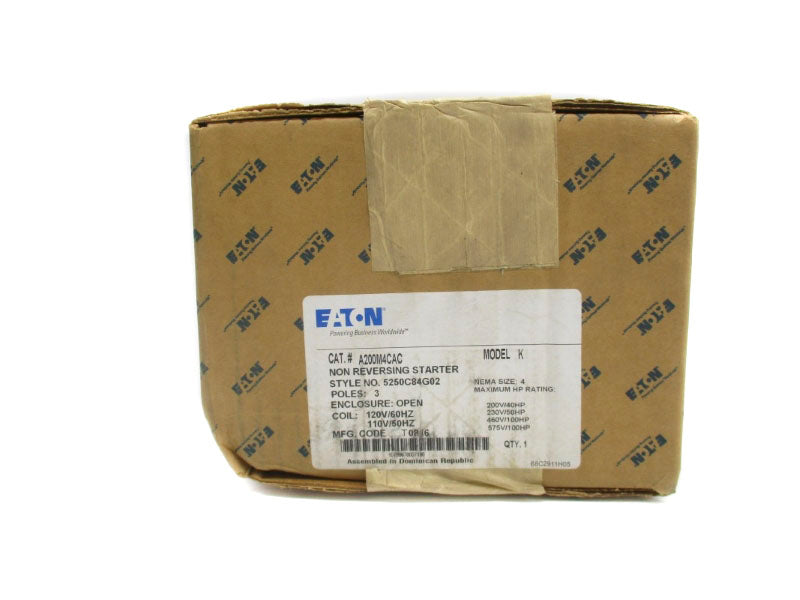 EATON A200M4CAC 110/120V NSFS