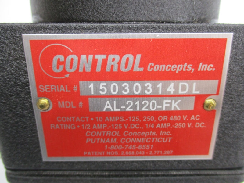 CONTROL CONCEPTS AL-2120-FK 480VAC 10A NSNP