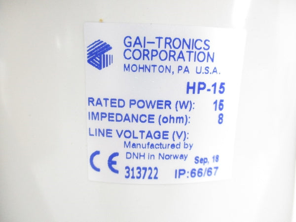 GAI-TRONICS HP-15 NSMP