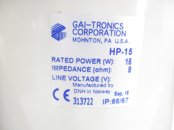 GAI-TRONICS HP-15 NSMP