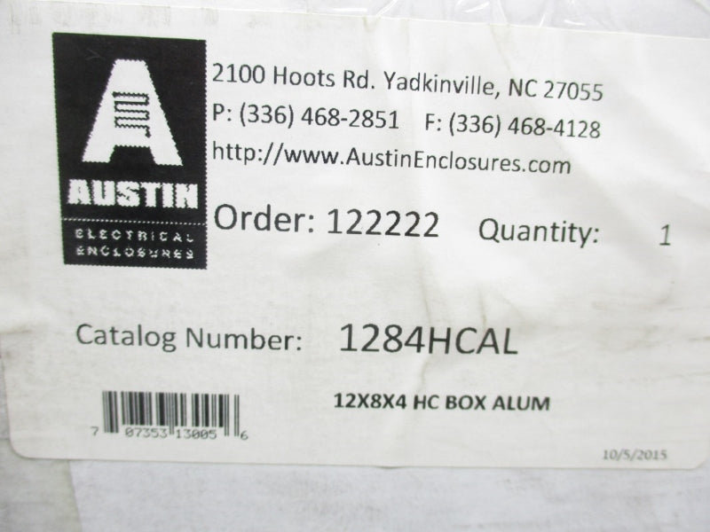 AUSTIN 1284HCAL NSMP