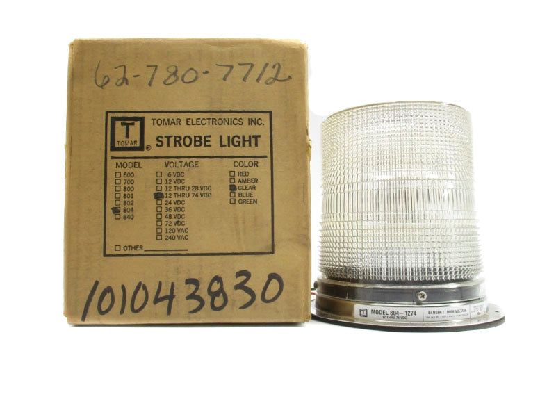 TOMAR 804-1274 12-74VDC (CLEAR) NSMP