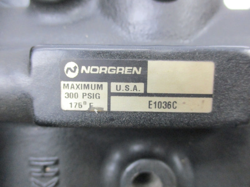 NORGREN E1036C 120V 300PSI 175'F UNMP