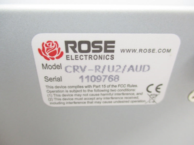 ROSE ELECTRONICS CRV-R/U2/AUD NSNP