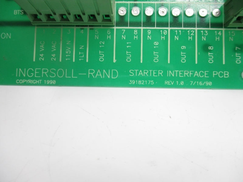 INGERSOLL RAND 39182175 REV. 1.0 UNMP