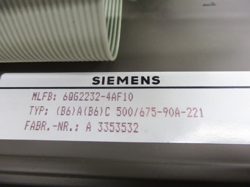 SIEMENS 6QG2232-4AF10 NSNP